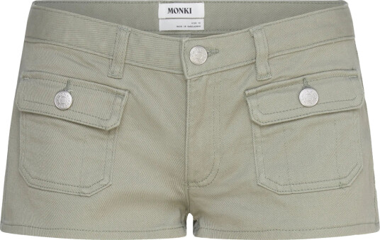 Monki Mini Shorts - Green - 42