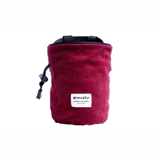 Evolv Corduroy chalkbag ruby Evolv Corduroy chalkbag ruby