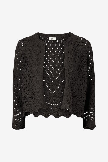 JDY Kardigan jdySun 3/4 Cropped Cardigan Knt Svart JDY Kardigan jdySun 3/4 Cropped Cardigan Knt Svart