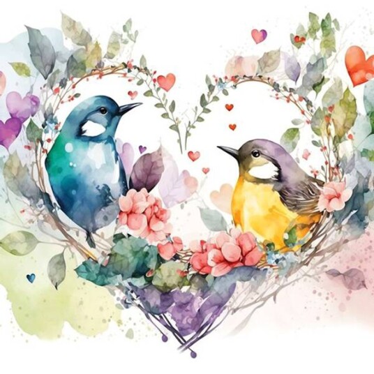 Lunsj serviett Loving Birds fra Ambiente Lunsj serviett Loving Birds fra Ambiente
