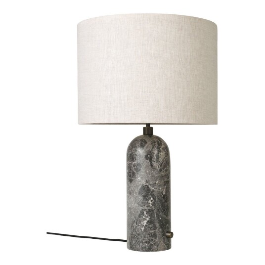 Gubi Gravity Table Lamp Small Canvas / Grey Marble