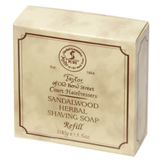 Taylor of Old Bond Street Sandalwood Shaving Soap Refill 100g Taylor of Old Bond Street Sandalwood Shaving Soap Refill 100g