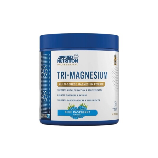 Applied Nutrition Kosttilskudd Tri Magnesium blå bringebær 200 g Applied Nutrition Kosttilskudd Tri Magnesium blå bringebær 200 g