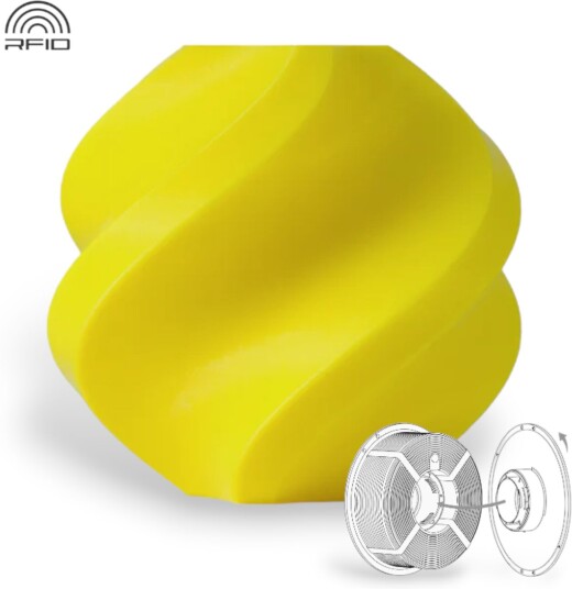 Bambu Lab Pla Basic   Refill Yellow