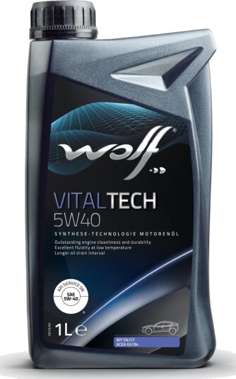Motorolje WOLF VITALTECH 5W40 1L