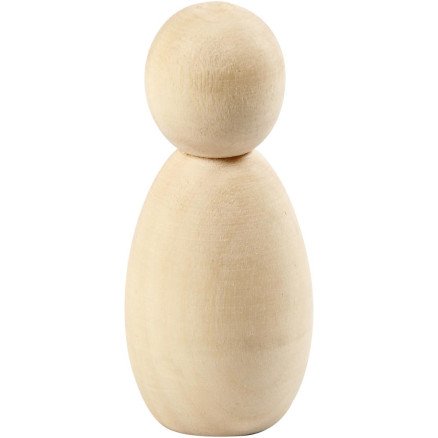 Diverse Trefigur H: 6 cm 5 stk 1 pk