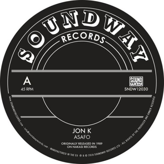 Jon K & Pat Thomas  Asafo/Enye Woa  LP/Vinyl