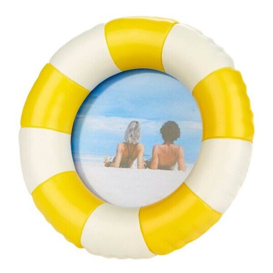 Balvi - Floats fotoramme 17,2 cm gul/hvit Balvi - Floats fotoramme 17,2 cm gul/hvit