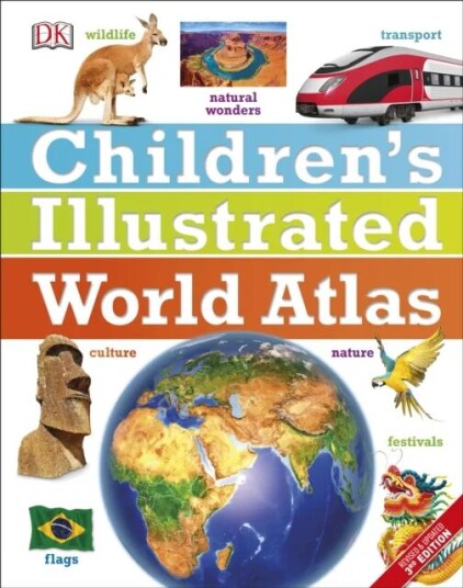 Children'S Illustrated World Atlas Av Dk
