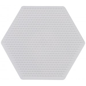 Hama Mini Perleplate 594 Sekskant Hvit