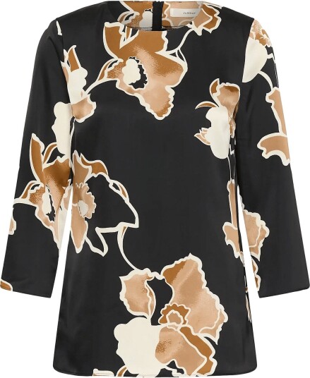 InWear Oliveiw Blouse BLACK SKETCH FLOWER 44