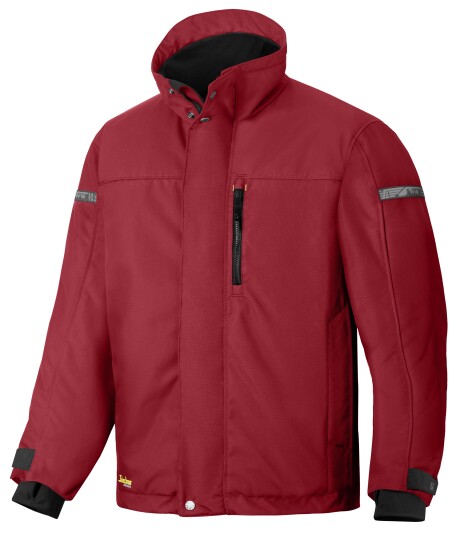 Snickers Workwear 1100 AllroundWork Vinterjakke Vannavvisende Rød Arbeidsjakke Snickers Workwear 1100 AllroundWork Vinterjakke Vannavvisende Rød Arbeidsjakke
