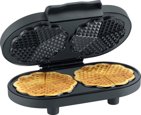 Severin WA 2118 Dobbelt Vaffeljern 1200W Sort