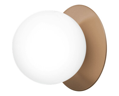 Nuura Liila 1 Vegg/ Taklampe Medium Mørk Bronse/Opal Nuura Liila 1 Vegg/ Taklampe Medium Mørk Bronse/Opal