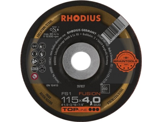 Rhodius 207827 Fs1 Fusion Skrubskive 10 Stk