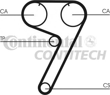 Registerrem CONTITECH CT670