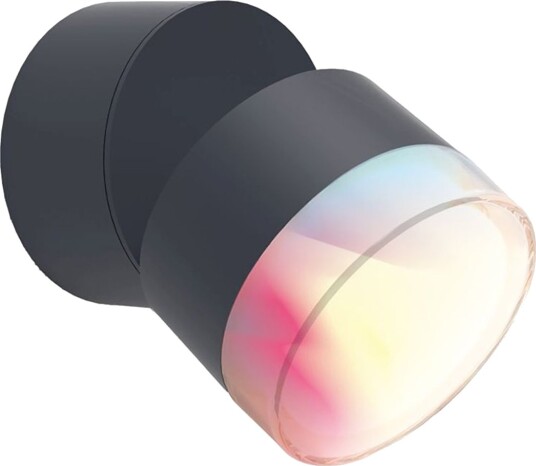 LUTEC CONNECTED DROPSI VEGGHENGT LAMPE MØRK GRÅ