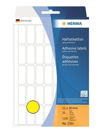 HERMA labels - 1120 label(s) - 12 x 30 mm HERMA labels - 1120 label(s) - 12 x 30 mm