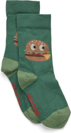 Melton Burger Socks JUNE BUG 35/39