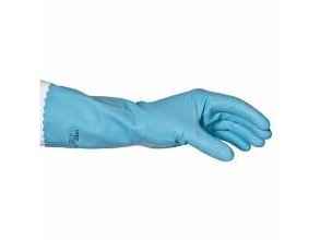 Handske Foodtech Str Xxl Med Velourisering Latex Blå,12 Par/Pk