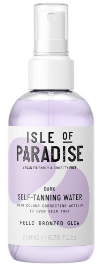 Isle Of Paradise Self Tanning Water Dark Selvbruning Isle Of Paradise Self Tanning Water Dark Selvbruning