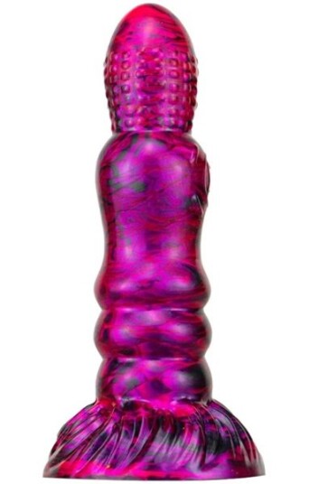 Metallic Fantasy Dildo Peern Purple/Black 19,5 cm Metallic Fantasy Dildo Peern Purple/Black 19,5 cm