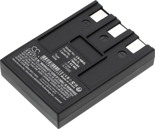 Batteri til Canon Kamera – 790 mAh Kompatibelt Erstatningsbatteri i Originalkvalitet
