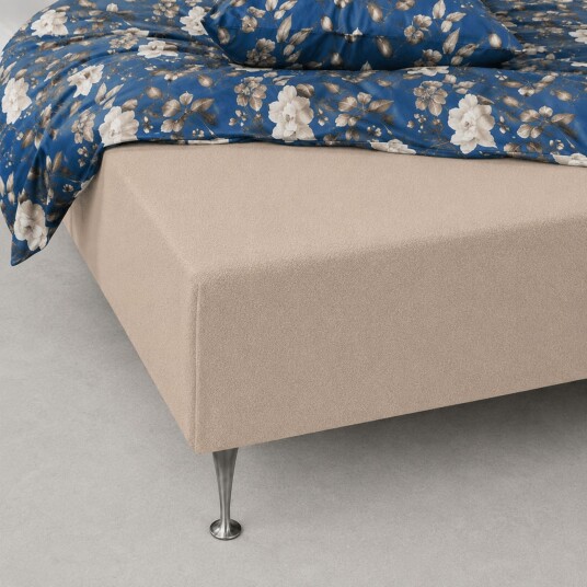 In Style Strekklaken 90x200 cm   Beige frottélaken