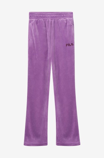 Fila Treningsbukser Lonsheim Slim Velvet Track Pants Lilla