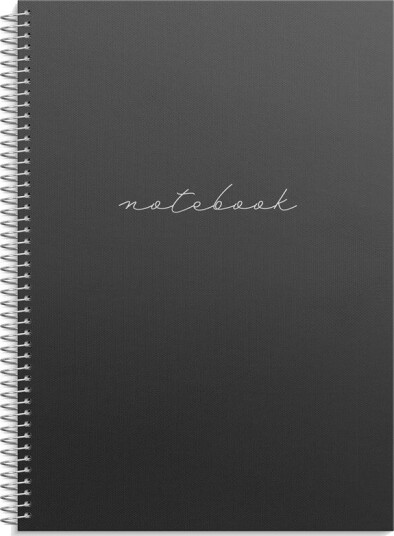 Burde Notebook A4 Svart