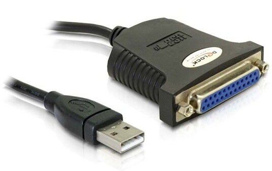 DELOCK Adapter USB zu Parallel 25-pol