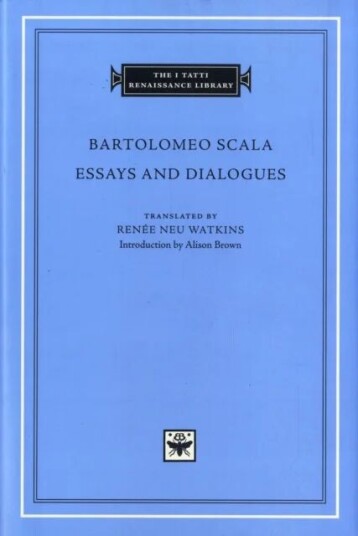 Essays And Dialogues Av Bartolomeo Scala