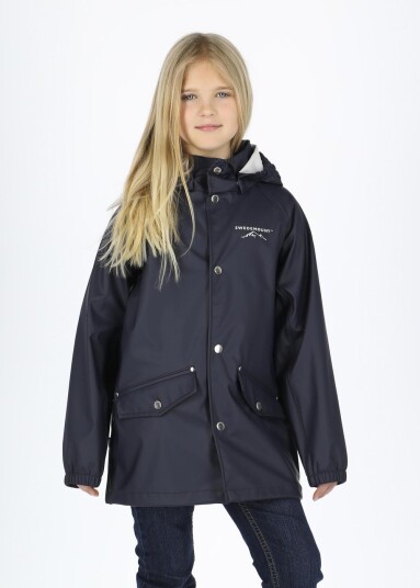 Swedemount Väderöarna Jacket Jr Navy 150 Regnjakker