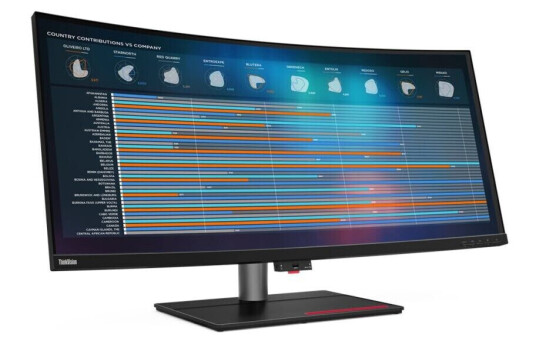 Lenovo ThinkVision P40w-20 40" Bøyd LED-skjerm 5K Ultra HD med USB-C Lenovo ThinkVision P40w-20 40" Bøyd LED-skjerm 5K Ultra HD med USB-C