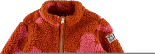 Danefæ Fleecejakke Teddy DaneTumling Chili/Soft Cherry Bel Danefæ 5 år (110) Fleecejakke Rosa Rød