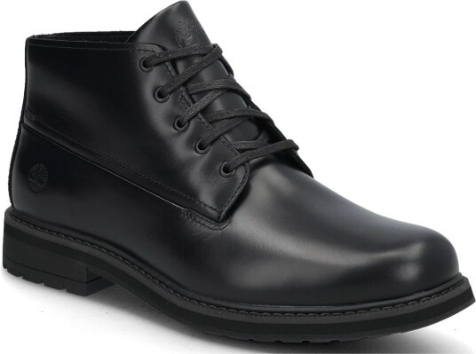 Timberland Mid Lace Up Waterproof Chukka Boot BLK FULL GRAIN 42