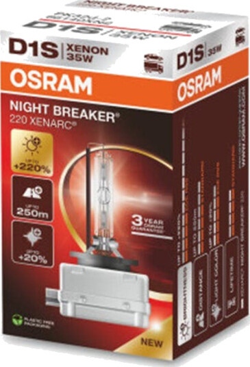 Osram D1s Night Breaker Lazer 200% Mer Lys Xenonpære Osram D1s Night Breaker Lazer 200% Mer Lys Xenonpære