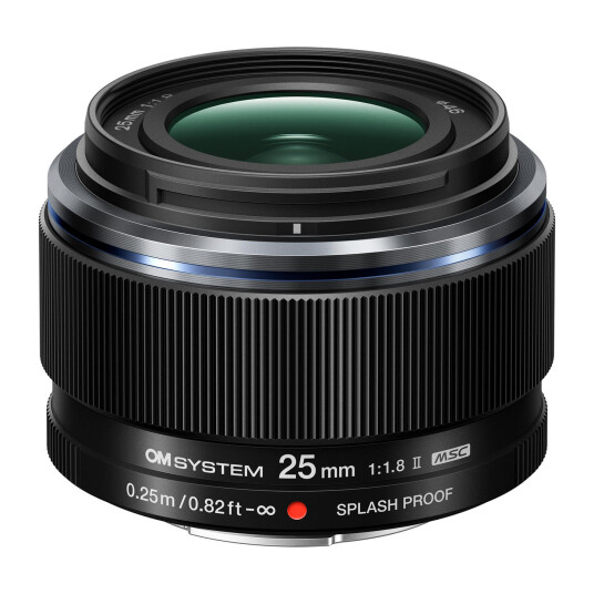 OM System M.Zuiko 25mm f/1.8 II Objektiv Svart
