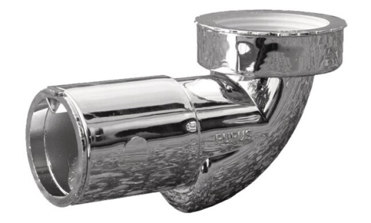 Purus bottom valve angle with pum chromed Purus bottom valve angle with pum chromed
