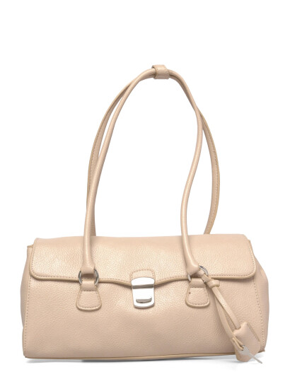 Mango City Shoulder Bag With Flap - Beige - ONE SIZE
