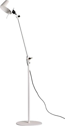 Tonone Bolt Gulvlampe Én Arm Pur Hvit