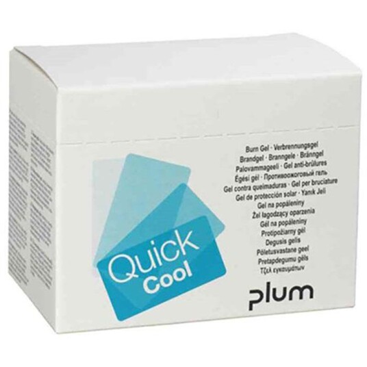 Plum QuickCool Brannskadegel 18 stk Førstehjelp
