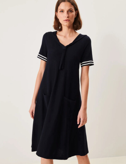 Jumperfabriken Sailor Dress   Navy   L