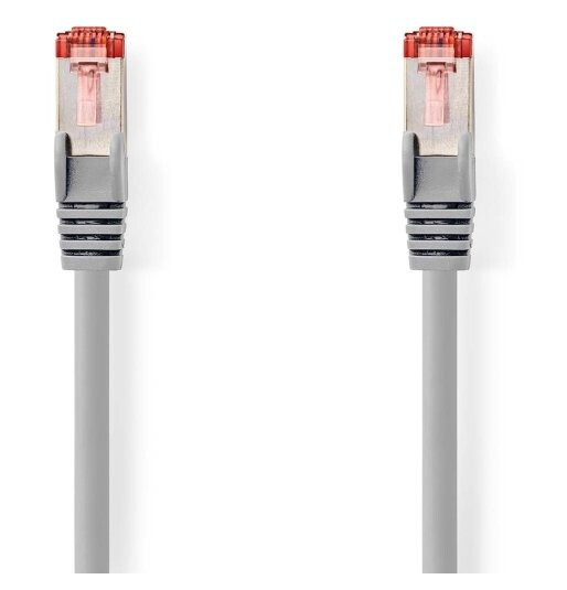 Nedis Cat6 Nettverkskabel - Rj45-Kontakt | Rj45-Kontakt | S/Ftp | 1,00 M | Runde | Lszh | Grå | Merkelapp Nedis Cat6 Nettverkskabel - Rj45-Kontakt | Rj45-Kontakt | S/Ftp | 1,00 M | Runde | Lszh | Grå | Merkelapp