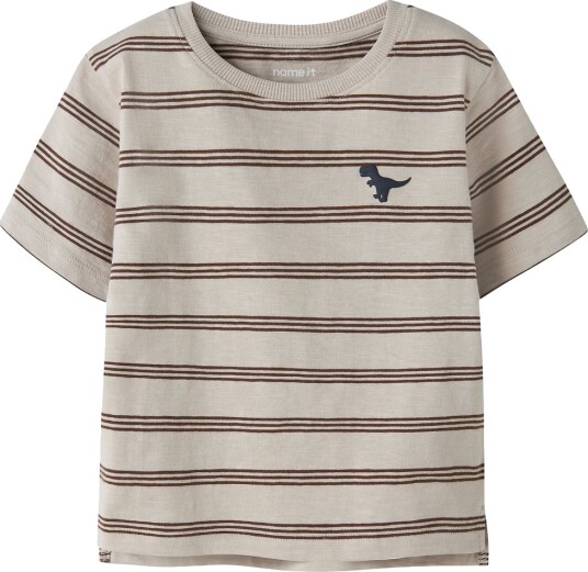 Name It T skjorte NmmVoby Chateau Gray/Chestnut Name It 1½ år (86) T skjorte Beige Brun