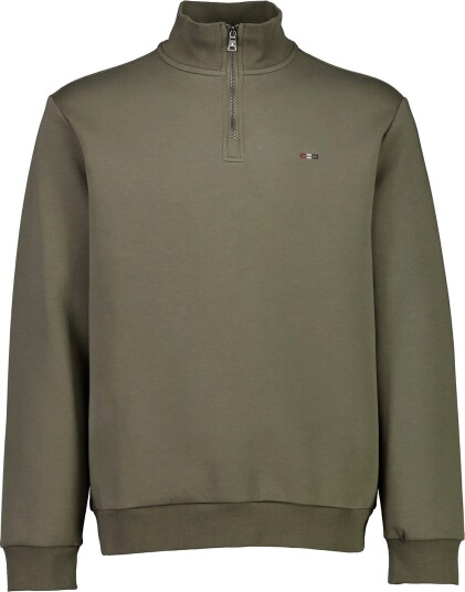 Bison Soft Superflex Zip Neck Sweat DK GREEN M Bison Soft Superflex Zip Neck Sweat DK GREEN M