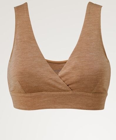 Boob BH The Go-To Merino wool bra Beige merinoull X-Large Dame