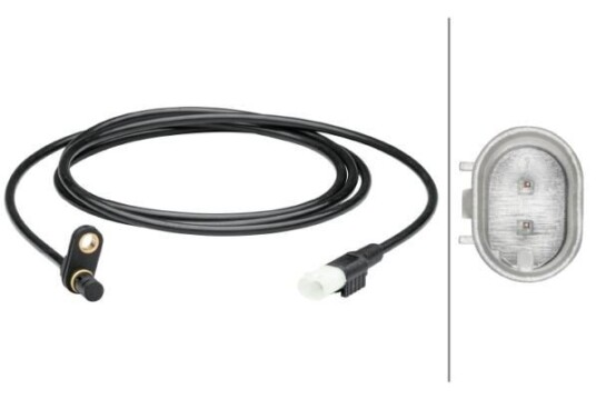 Sensor, ABS HELLA 6PU 012 679-151