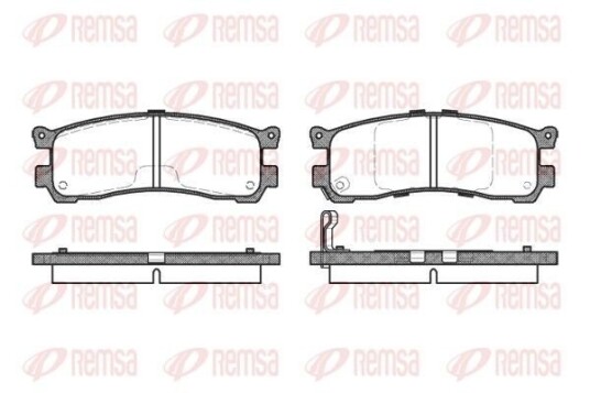 Bremseklosser REMSA 0399.21 Bremseklosser REMSA 0399.21