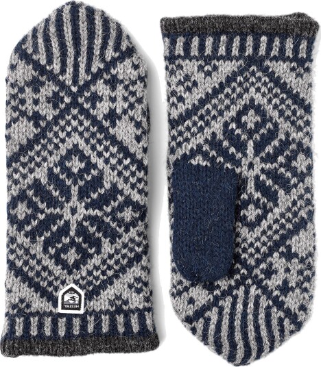 Hestra Nordic Wool Mitt Marine/Grey, 7